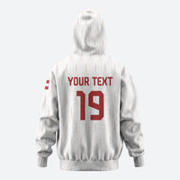Custom World Football 2026 Austria Hoodie Austrian Eagles White Glory