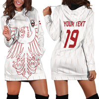 Custom World Football 2026 Austria Hoodie Dress Austrian Eagles White Glory