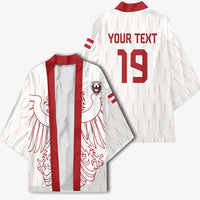 Custom World Football 2026 Austria Kimono Austrian Eagles White Glory