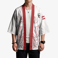 Custom World Football 2026 Austria Kimono Austrian Eagles White Glory