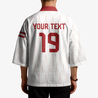 Custom World Football 2026 Austria Kimono Austrian Eagles White Glory