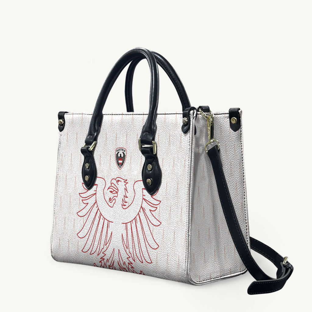 World Football 2026 Austria Leather Bag Austrian Eagles White Glory