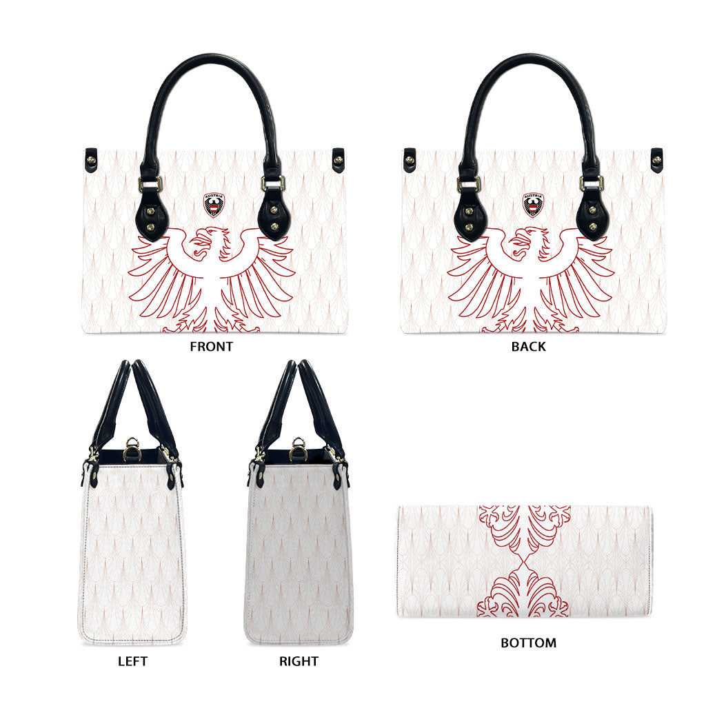 World Football 2026 Austria Leather Bag Austrian Eagles White Glory