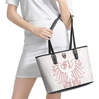 World Football 2026 Austria Leather Tote Bag Austrian Eagles White Glory
