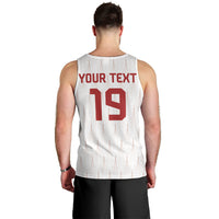 Custom World Football 2026 Austria Men Tank Top Austrian Eagles White Glory
