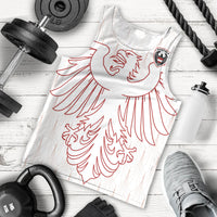 Custom World Football 2026 Austria Men Tank Top Austrian Eagles White Glory