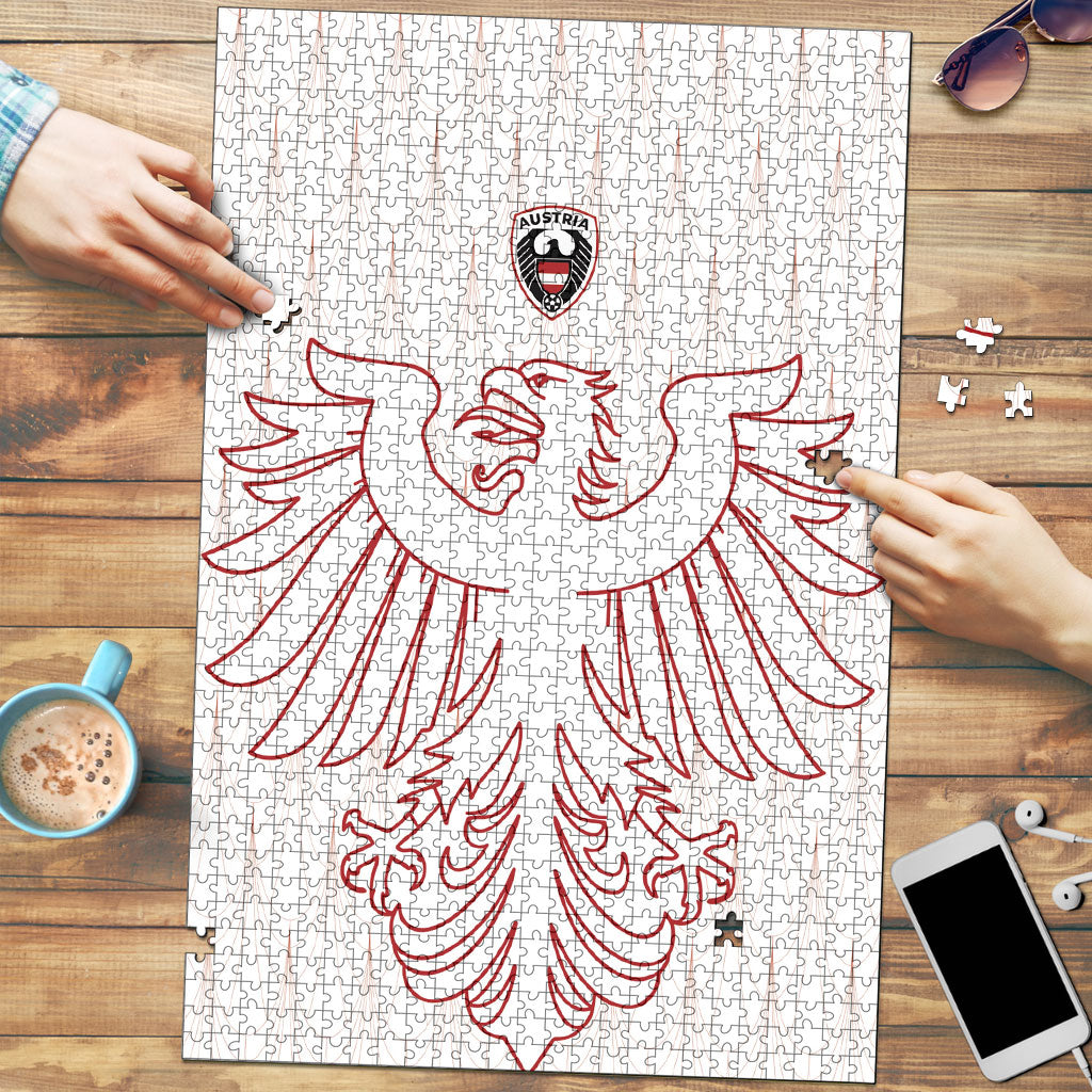World Football 2026 Austria Puzzle Austrian Eagles White Glory