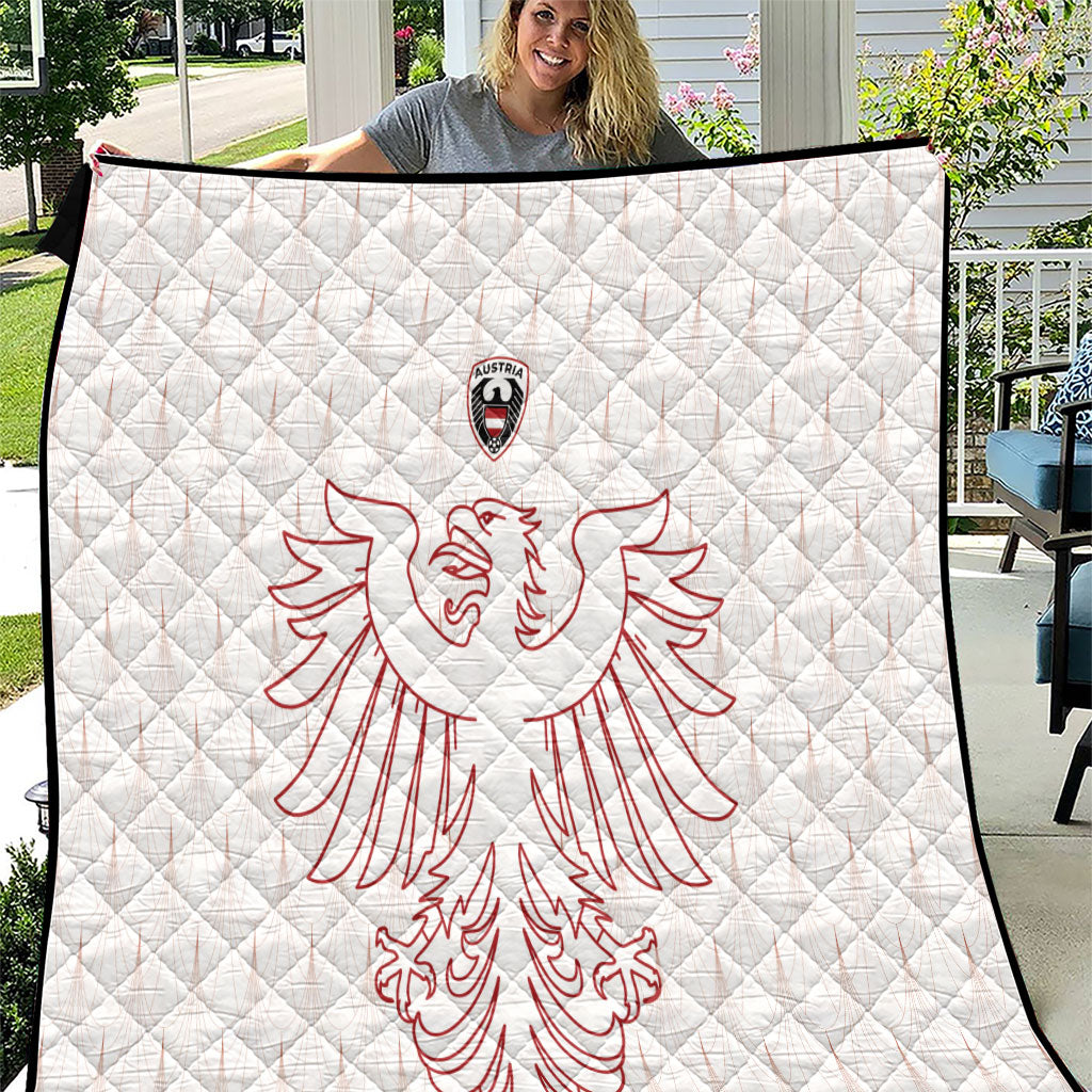 World Football 2026 Austria Quilt Austrian Eagles White Glory