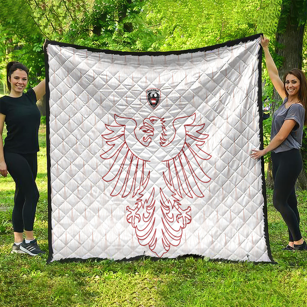 World Football 2026 Austria Quilt Austrian Eagles White Glory