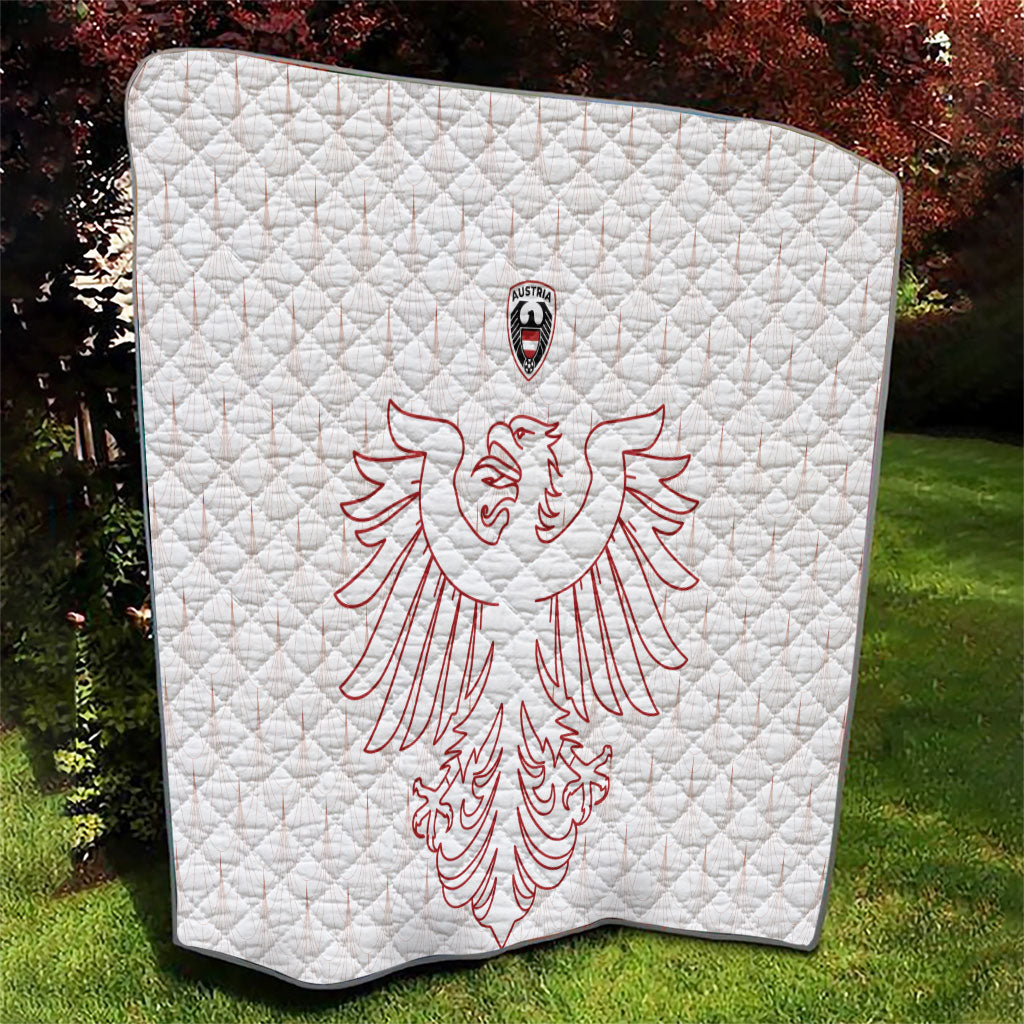 World Football 2026 Austria Quilt Austrian Eagles White Glory