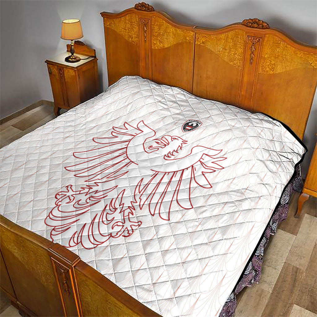 World Football 2026 Austria Quilt Austrian Eagles White Glory