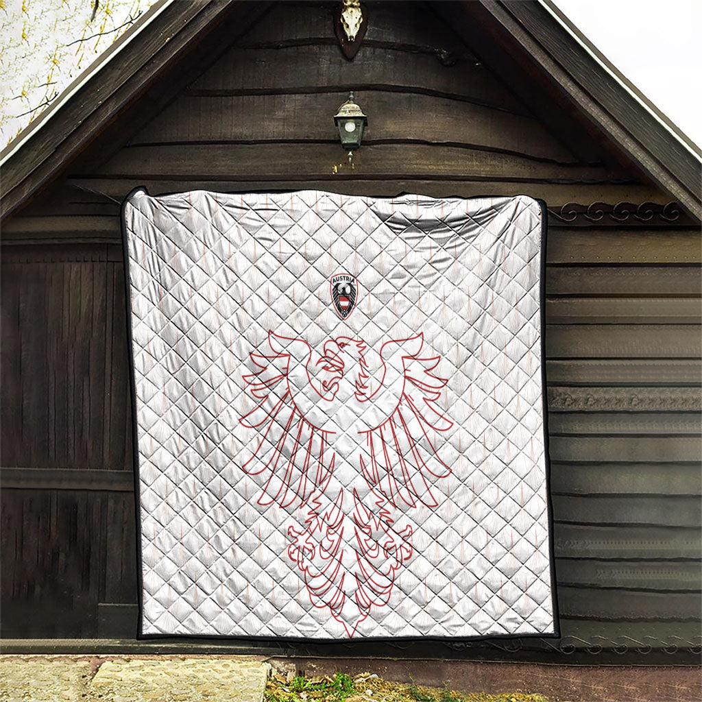 World Football 2026 Austria Quilt Austrian Eagles White Glory