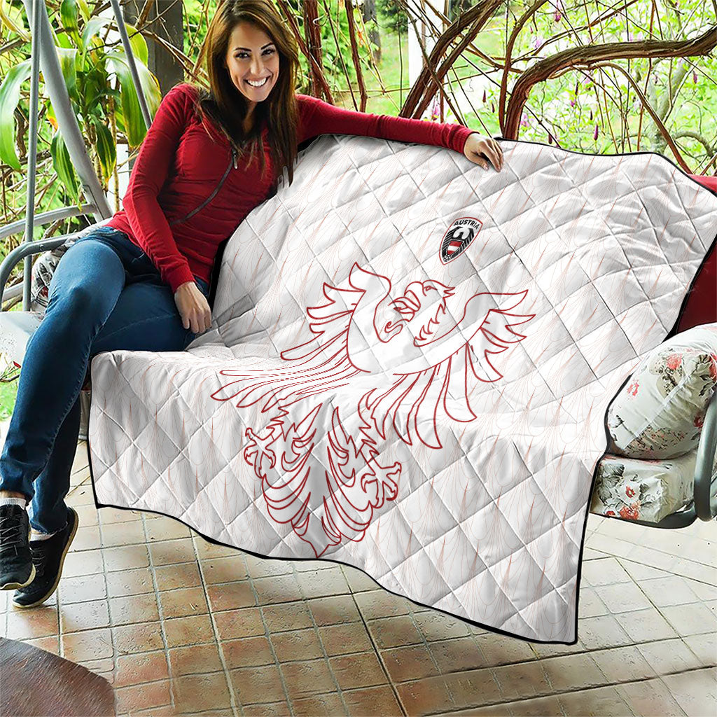 World Football 2026 Austria Quilt Austrian Eagles White Glory