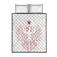World Football 2026 Austria Quilt Bed Set Austrian Eagles White Glory