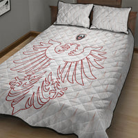 World Football 2026 Austria Quilt Bed Set Austrian Eagles White Glory