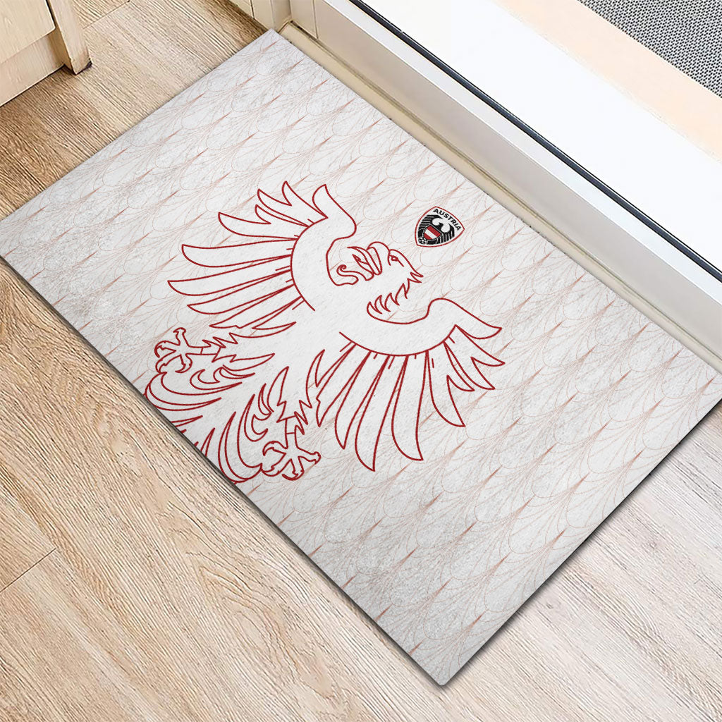 World Football 2026 Austria Rubber Doormat Austrian Eagles White Glory