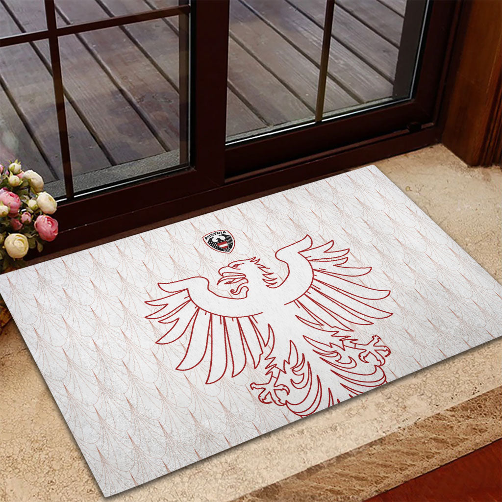 World Football 2026 Austria Rubber Doormat Austrian Eagles White Glory