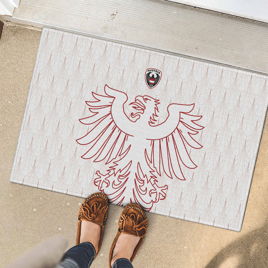 World Football 2026 Austria Rubber Doormat Austrian Eagles White Glory