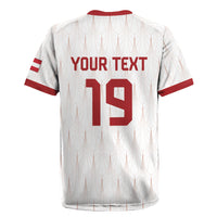 Custom World Football 2026 Austria Rugby Jersey Austrian Eagles White Glory