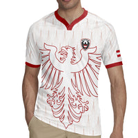 Custom World Football 2026 Austria Rugby Jersey Austrian Eagles White Glory