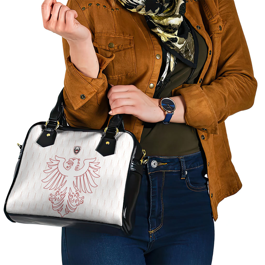 World Football 2026 Austria Shoulder Handbag Austrian Eagles White Glory