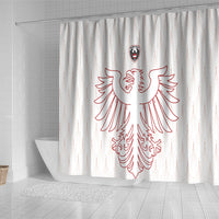 World Football 2026 Austria Shower Curtain Austrian Eagles White Glory