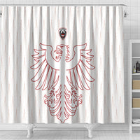 World Football 2026 Austria Shower Curtain Austrian Eagles White Glory