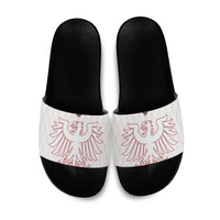 World Football 2026 Austria Slide Sandals Austrian Eagles White Glory