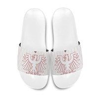 World Football 2026 Austria Slide Sandals Austrian Eagles White Glory