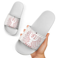 World Football 2026 Austria Slide Sandals Austrian Eagles White Glory
