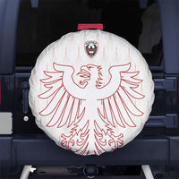 World Football 2026 Austria Spare Tire Cover Austrian Eagles White Glory