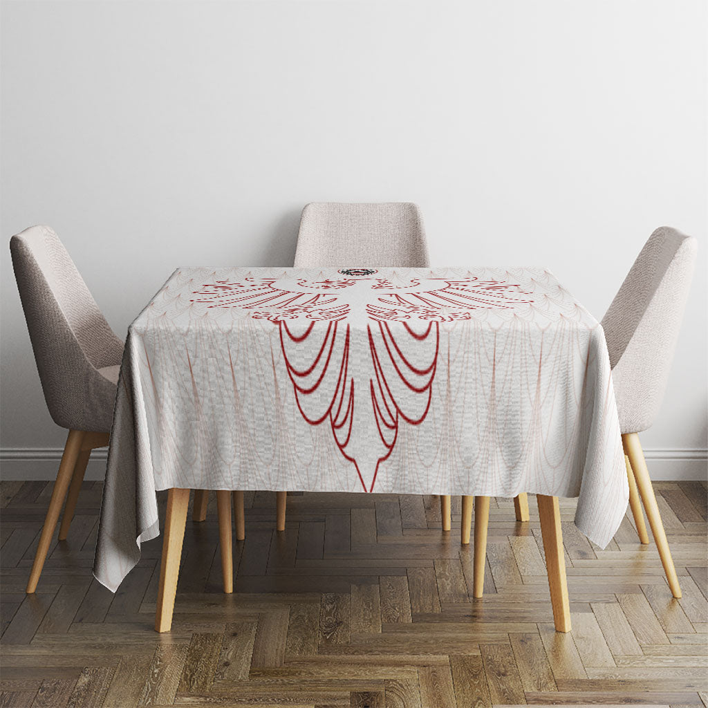 World Football 2026 Austria Tablecloth Austrian Eagles White Glory
