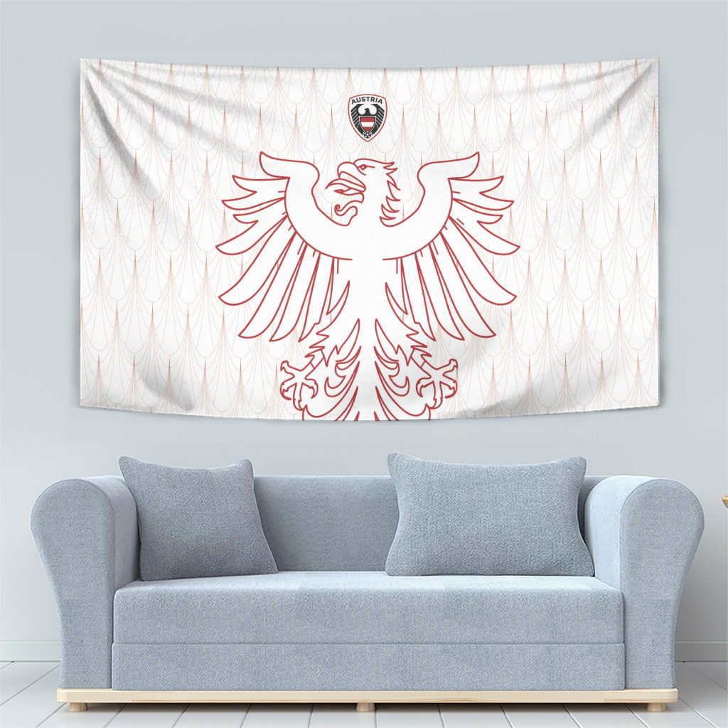 World Football 2026 Austria Tapestry Austrian Eagles White Glory