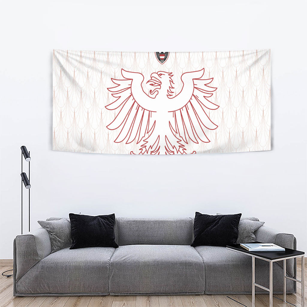 World Football 2026 Austria Tapestry Austrian Eagles White Glory