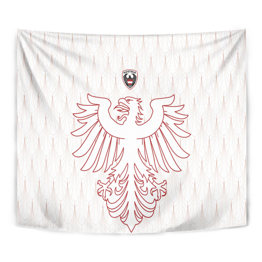 World Football 2026 Austria Tapestry Austrian Eagles White Glory