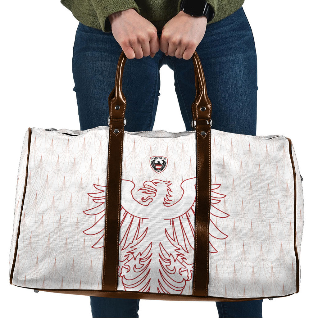 World Football 2026 Austria Travel Bag Austrian Eagles White Glory