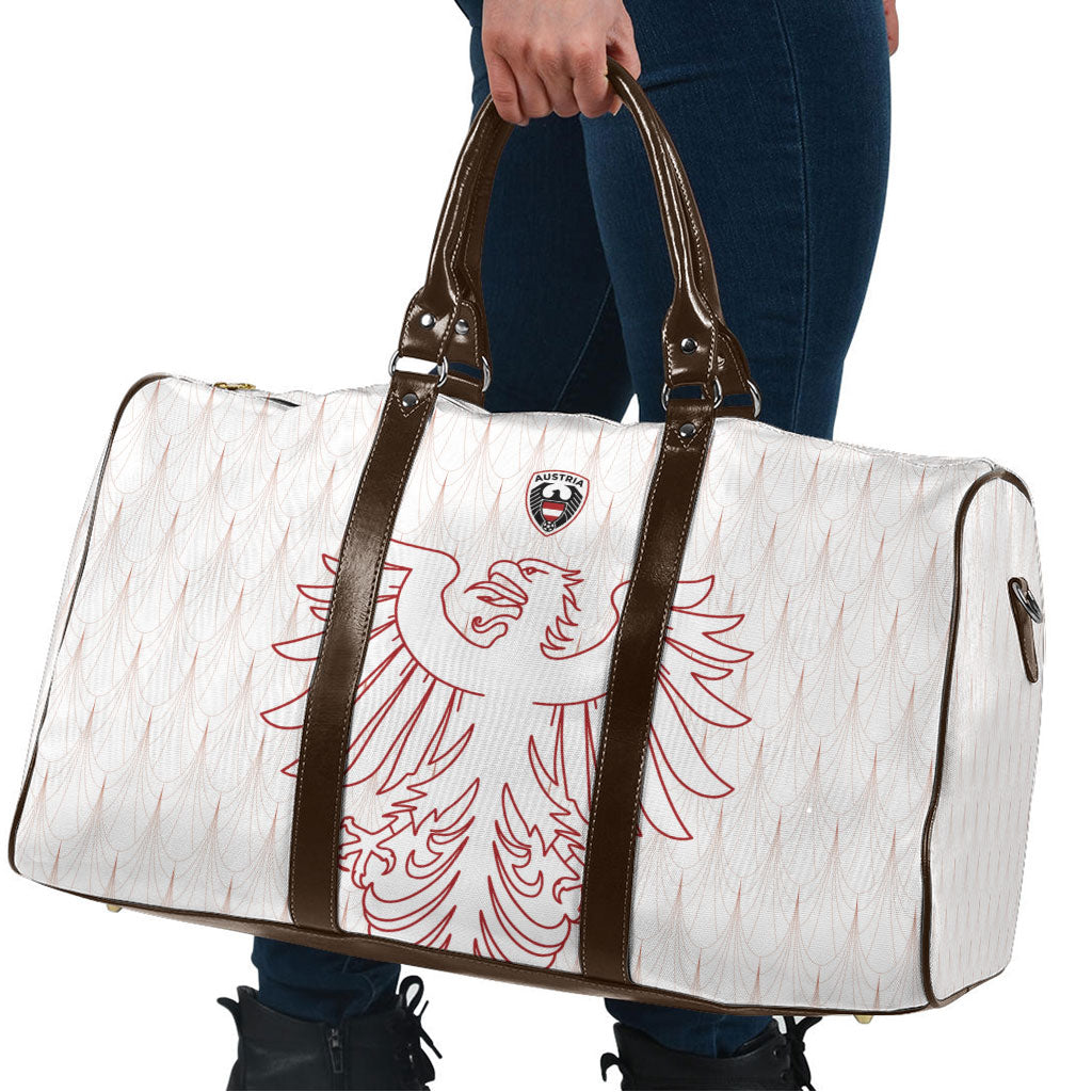 World Football 2026 Austria Travel Bag Austrian Eagles White Glory