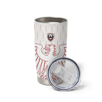 Custom World Football 2026 Austria Tumbler Cup Austrian Eagles White Glory