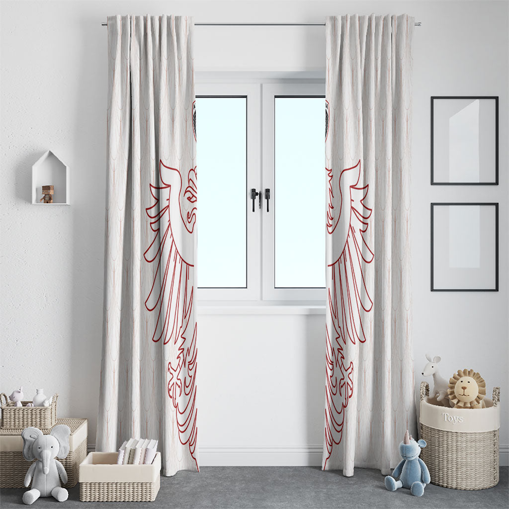 World Football 2026 Austria Window Curtain Austrian Eagles White Glory