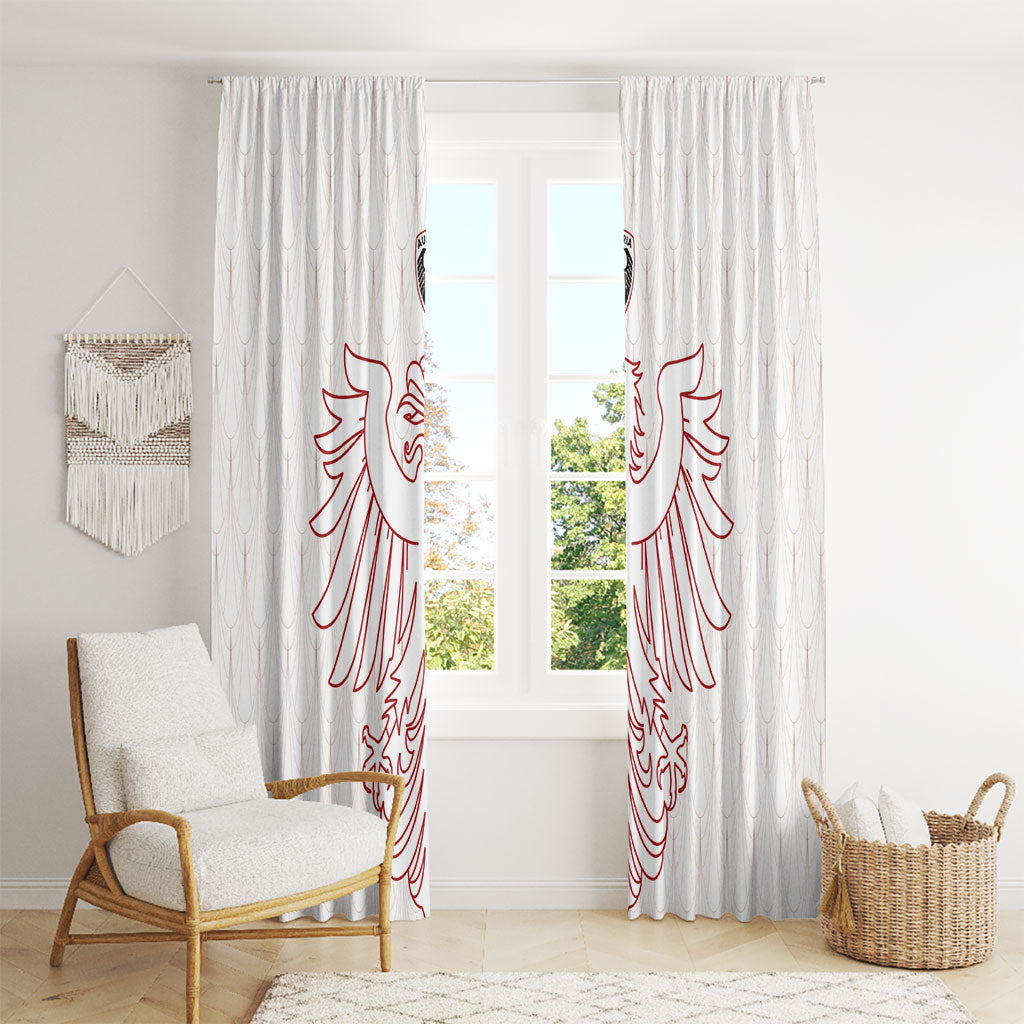 World Football 2026 Austria Window Curtain Austrian Eagles White Glory
