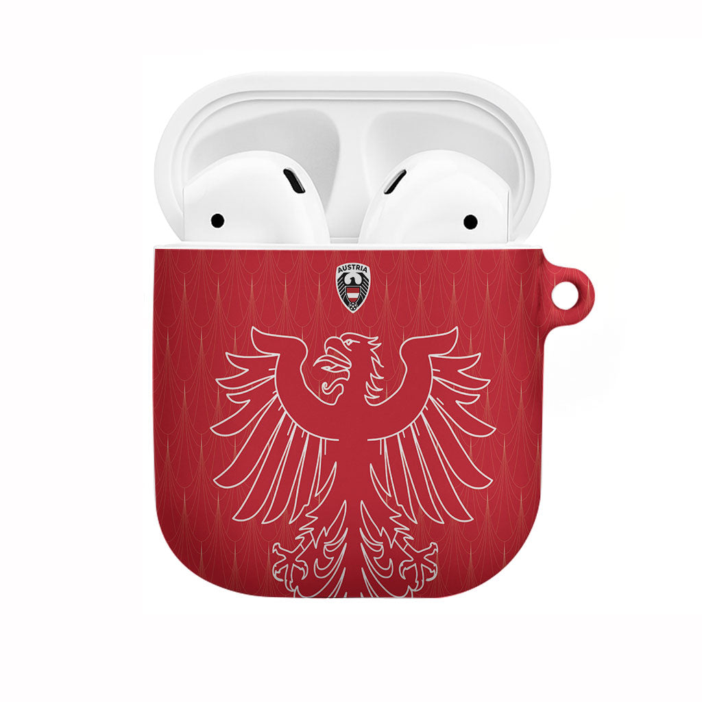 World Football 2026 Austria AirPods Case Austrian Eagles Red Glory