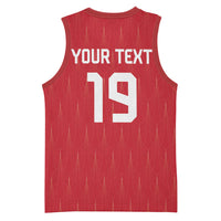 Custom World Football 2026 Austria Basketball Jersey Austrian Eagles Red Glory