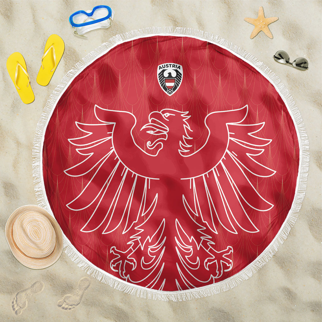 World Football 2026 Austria Beach Blanket Austrian Eagles Red Glory