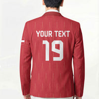 Custom World Football 2026 Austria Blazer Austrian Eagles Red Glory