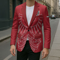 Custom World Football 2026 Austria Blazer Austrian Eagles Red Glory