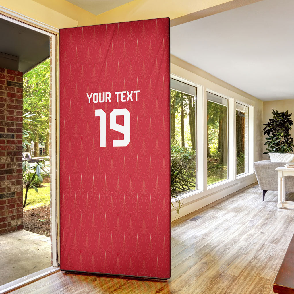 Custom World Football 2026 Austria Door Cover Austrian Eagles Red Glory