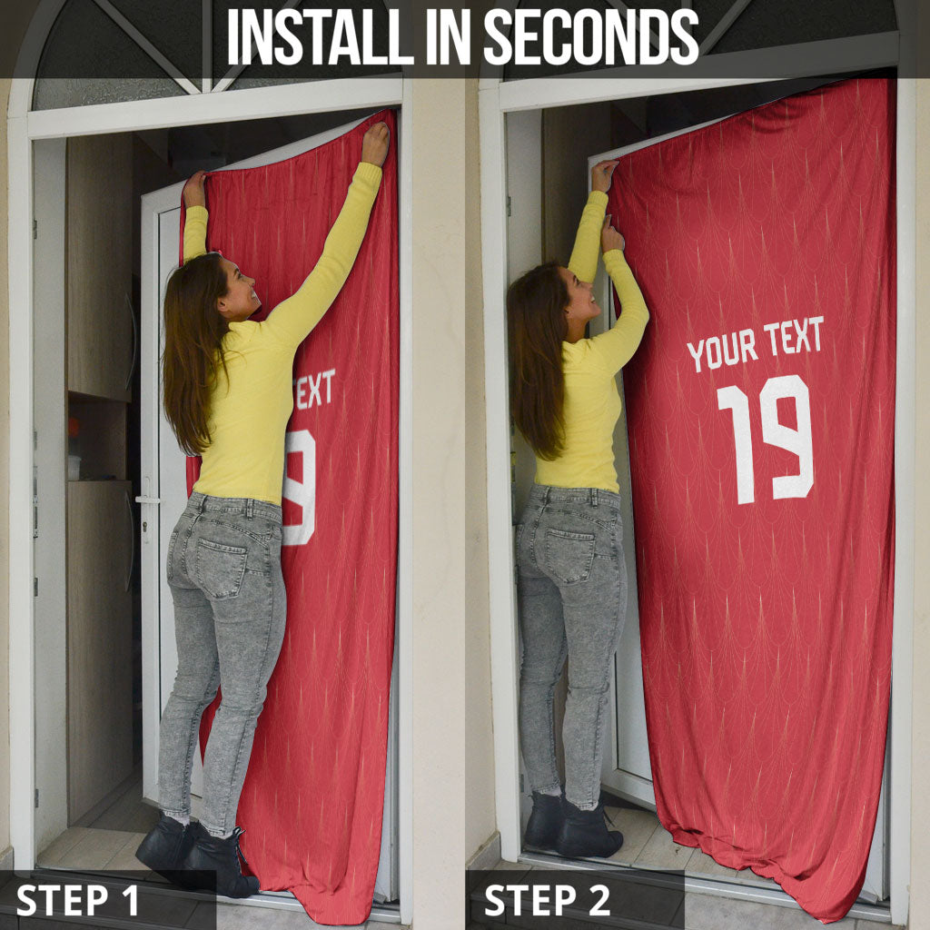 Custom World Football 2026 Austria Door Cover Austrian Eagles Red Glory