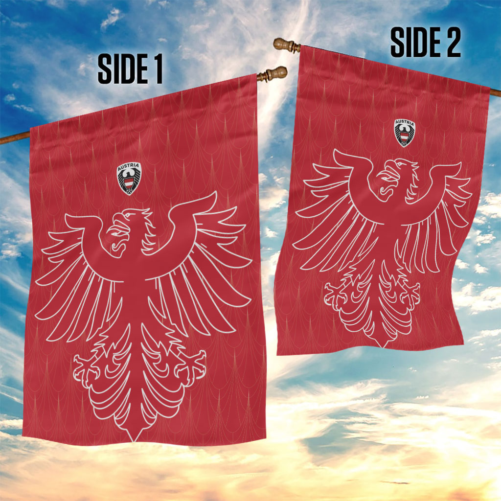 World Football 2026 Austria Garden Flag Austrian Eagles Red Glory