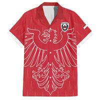 Custom World Football 2026 Austria Hawaiian Shirt Austrian Eagles Red Glory