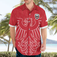 Custom World Football 2026 Austria Hawaiian Shirt Austrian Eagles Red Glory